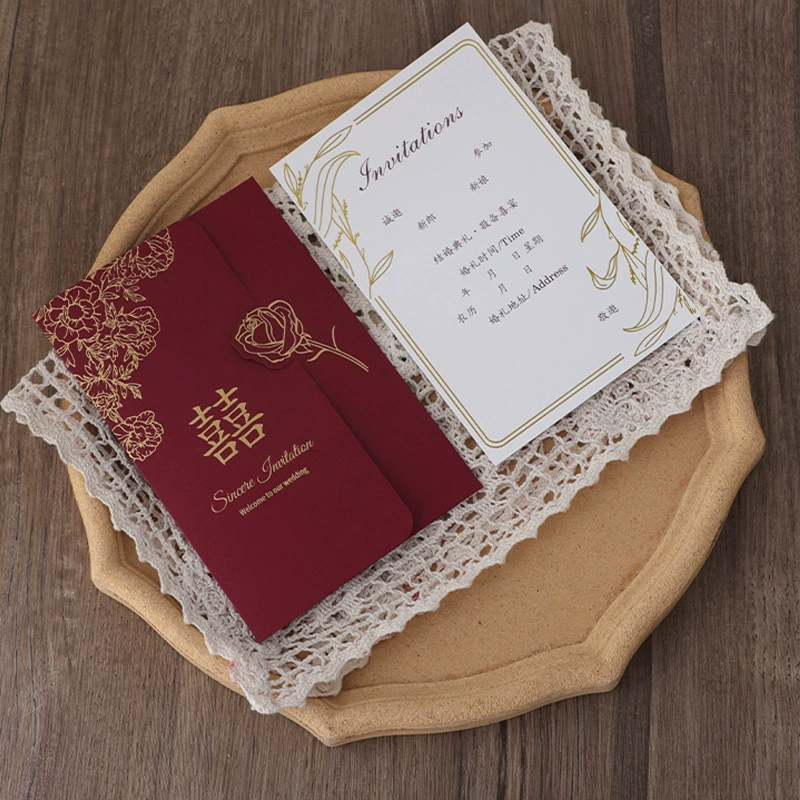 Wedding invitations, wedding invitations, wedding invitations, 2026 new high-end, high-end sense paper manufacturers wholesale