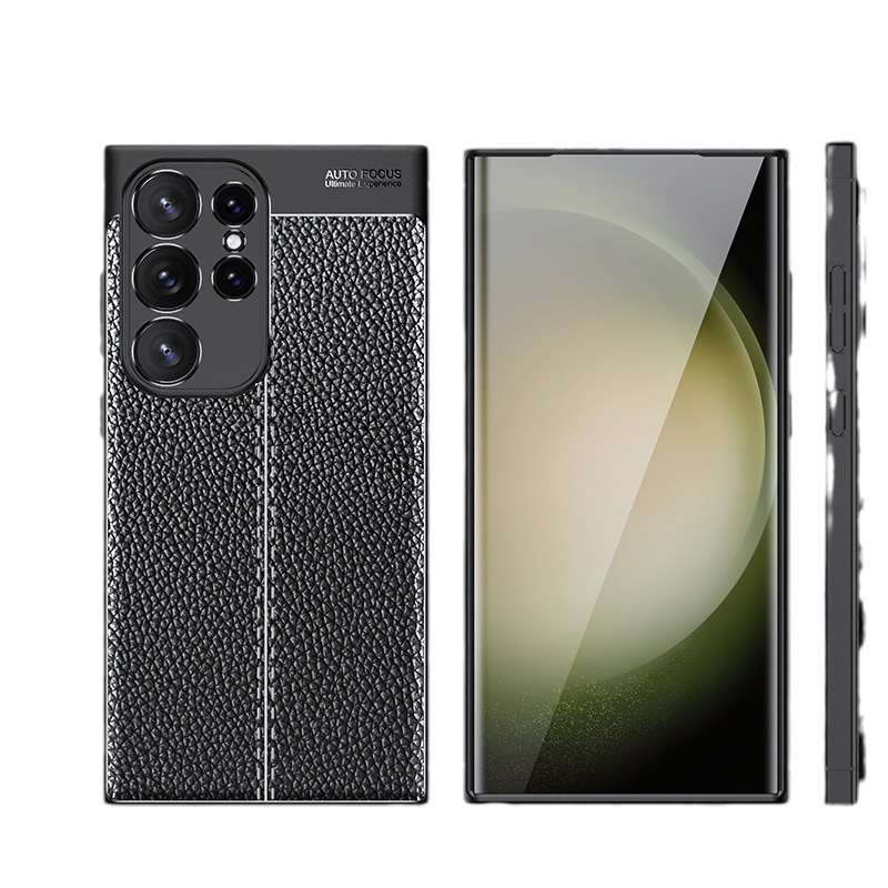 Cross-border SamsungA17 para s25dege Samsung S25ultra funda protectora anticaída del patrón de piel A56