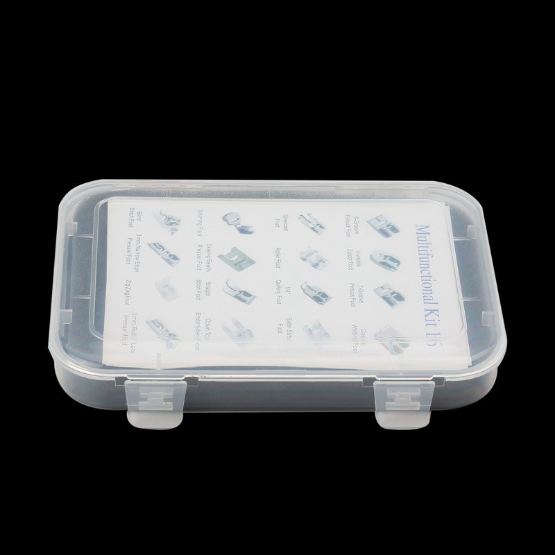 Máquina DE COSER doméstica prensatelas multifuncional accesorios de costura 32 tipos 42 tipos 52 unidades 62 unidades prensatelas traje de costura