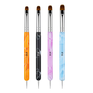 Wave Rod Nail Phototherapy Pen Set Acrylic Rod Four French Phototherapy Point Drill Double Head Two Nail Pen
