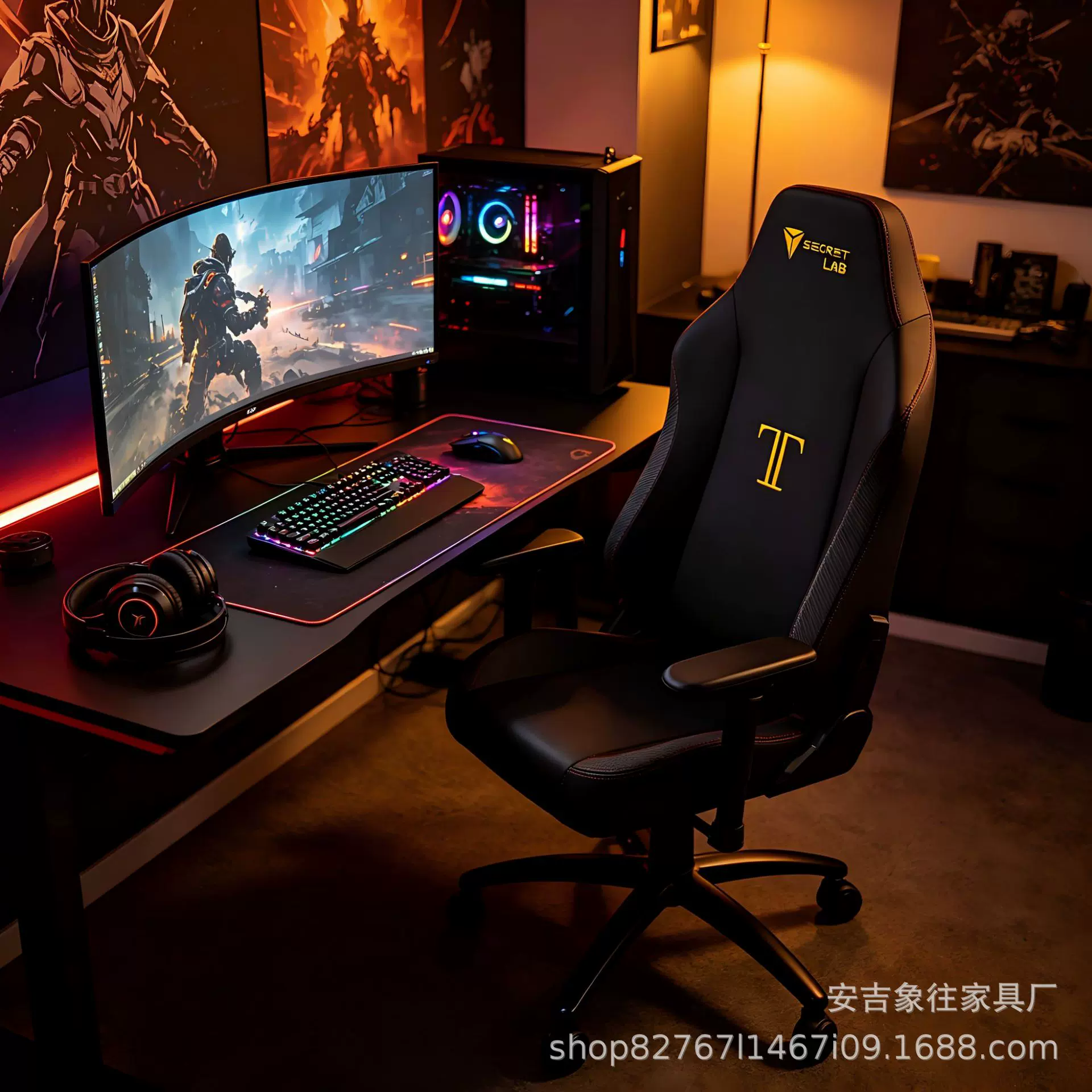 Secret Lab电竞椅游戏椅电竟椅gaming chair升降电脑椅电竞酒店