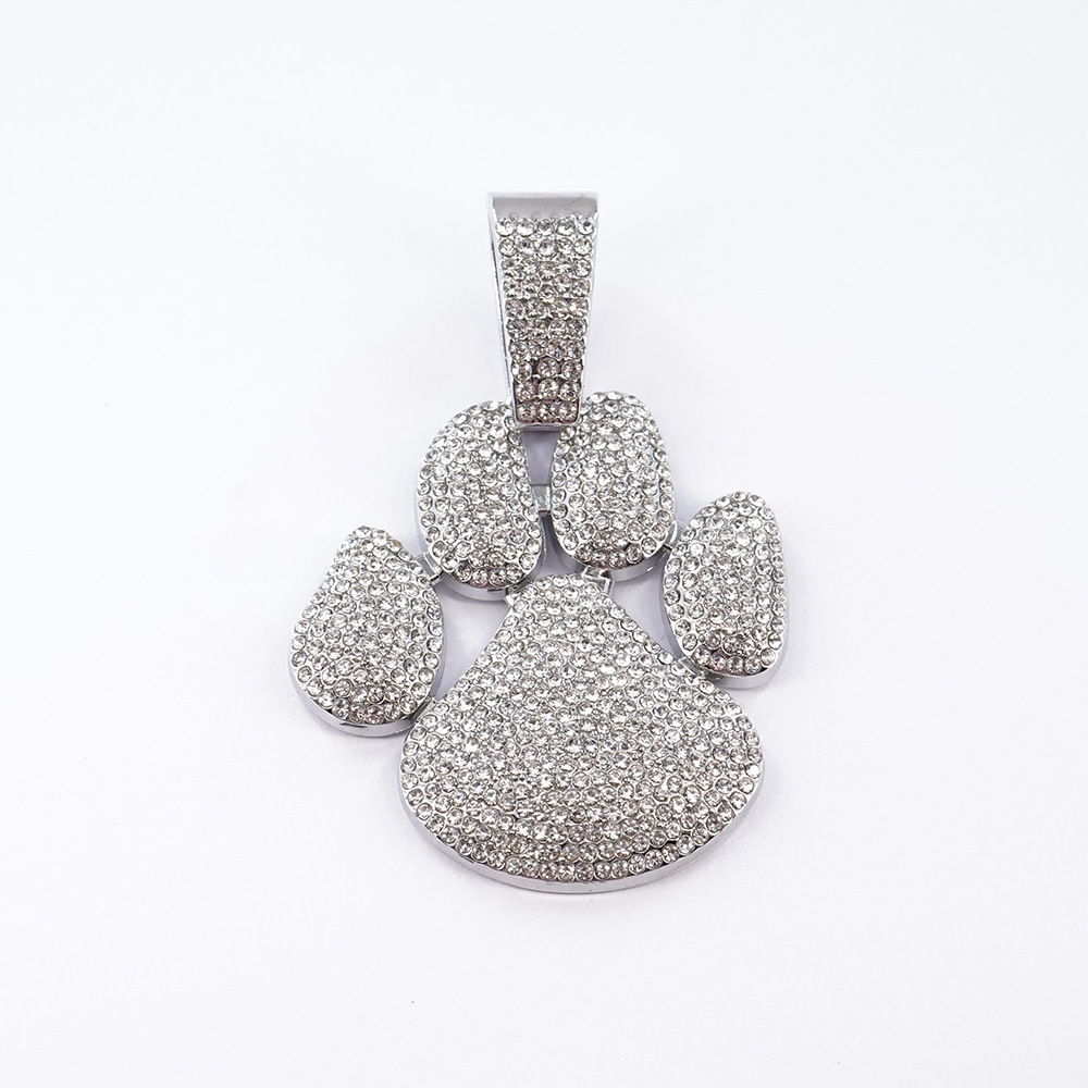 Europa y los Estados Unidos nicho nuevo colgante bolso calles hip hop lleno de diamantes símbolos de personalidad bolso collar cubano fábrica personalizada