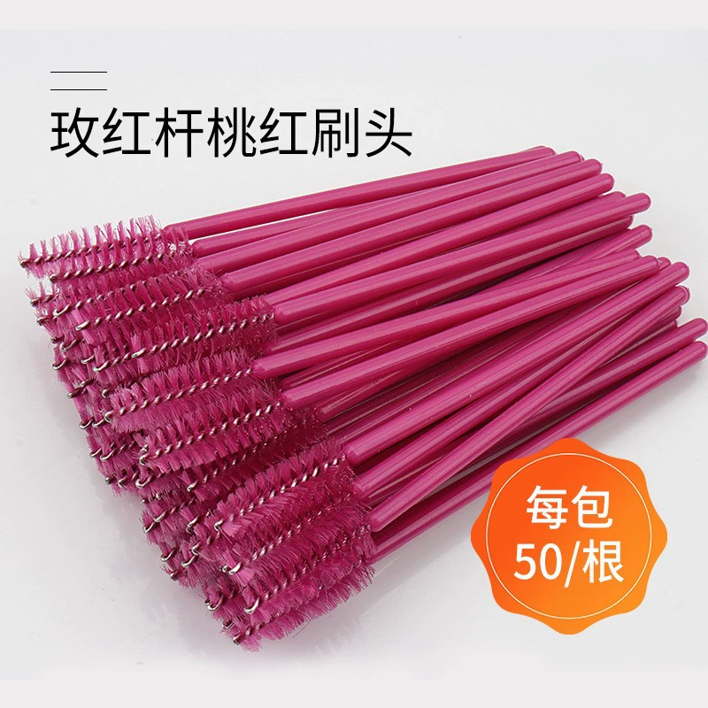 Disposable brush for eyelashes, curly false eyelashes for extension