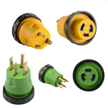 ��ɫ��ɫ������15Aת50A30A��Դת����ͷ��ͧ��ͭ�������Ź���