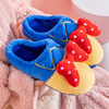 Demi-season slippers, cute non-slip keep warm footwear indoor with bow, suitable for import, internet celebrity