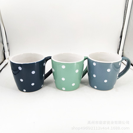 Taza de Cerámica Esmaltada con Estampado Apto para Microondas para Cocina