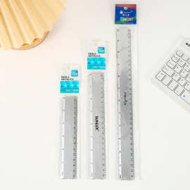 15/20/30cm 铝平板尺多规格学生学习用具建筑制图标准测量直尺