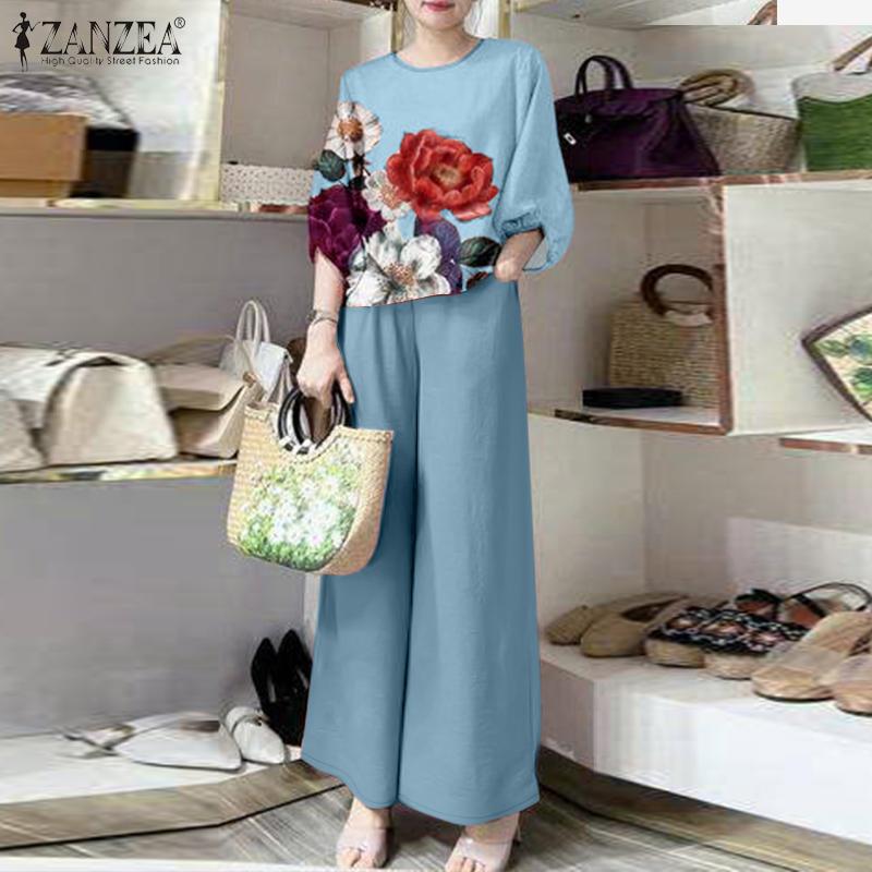 Completo due pezzi con pantaloni a gamba larga muslim per donna_voghion.com