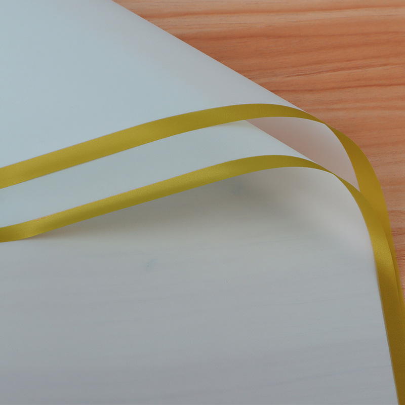 Película de gelatina de Phnom Penh asequible Papel de embalaje de ramo de plástico impermeable mate Papel de embalaje de flores de Phnom Penh simple 20 hojas