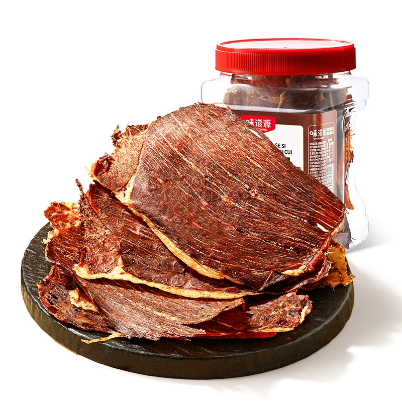 Стержень Angus Steak Crispy 100 г баночка тонко хрустящего оригинального нарезанного стейка для фитнеса и удовольствия в закусках из протеиновой jerky