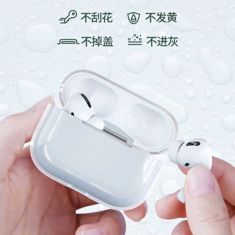 Гуанчжоу прозрачный материал корпус для AirPods3, второй generation твёрдый корпус, Pro наушники 3-го поколения, коробка diy наушников полный комплект