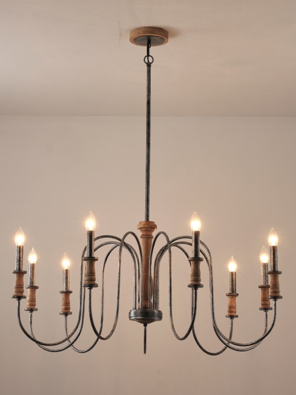 French retro chandelier, minimalist designer creative villa/guesthouse master bedroom living room main light, artistic dining room lighting fixture