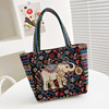 Fashionable shoulder bag, retro capacious shopping bag to go out, city style