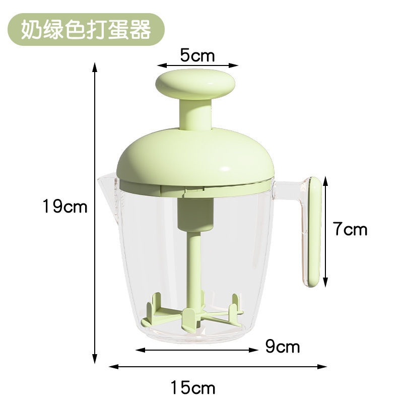 Batidor Manual Semiautomático para Cocina, Mezcla y Anti-Salpicaduras