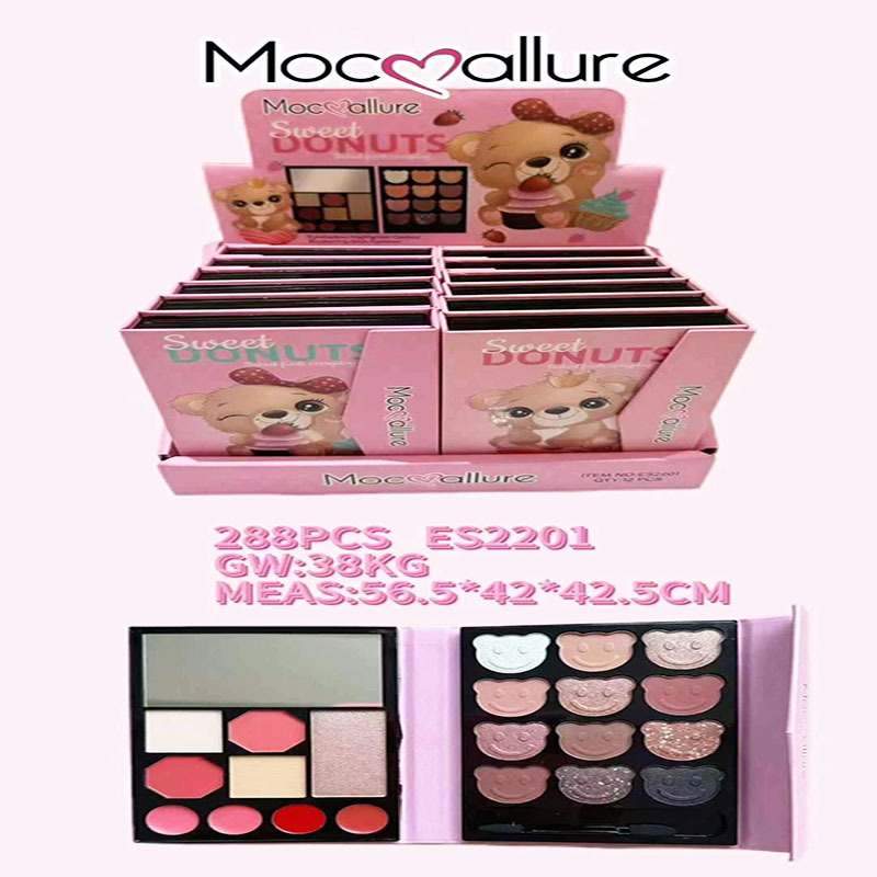 Mocoallure nuevo traje de maquillaje de papel de unicornio con sombra de ojos transfronteriza de comercio exterior y rubor