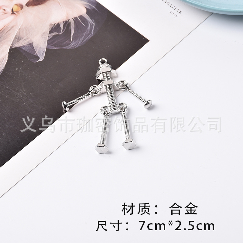 Collar de calle europeo y americano moda masculina hip hop estilo frío todo partido Internet celebridad aleación personalidad moda femenina ins suéter cadena colgante