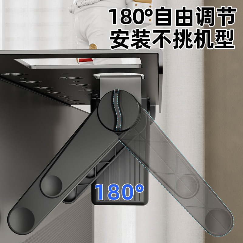 テレビ収納ラック モニターブラケット テレビセットトップボックス収納ラック パンチフリールーター ブラケット卸売|undefined