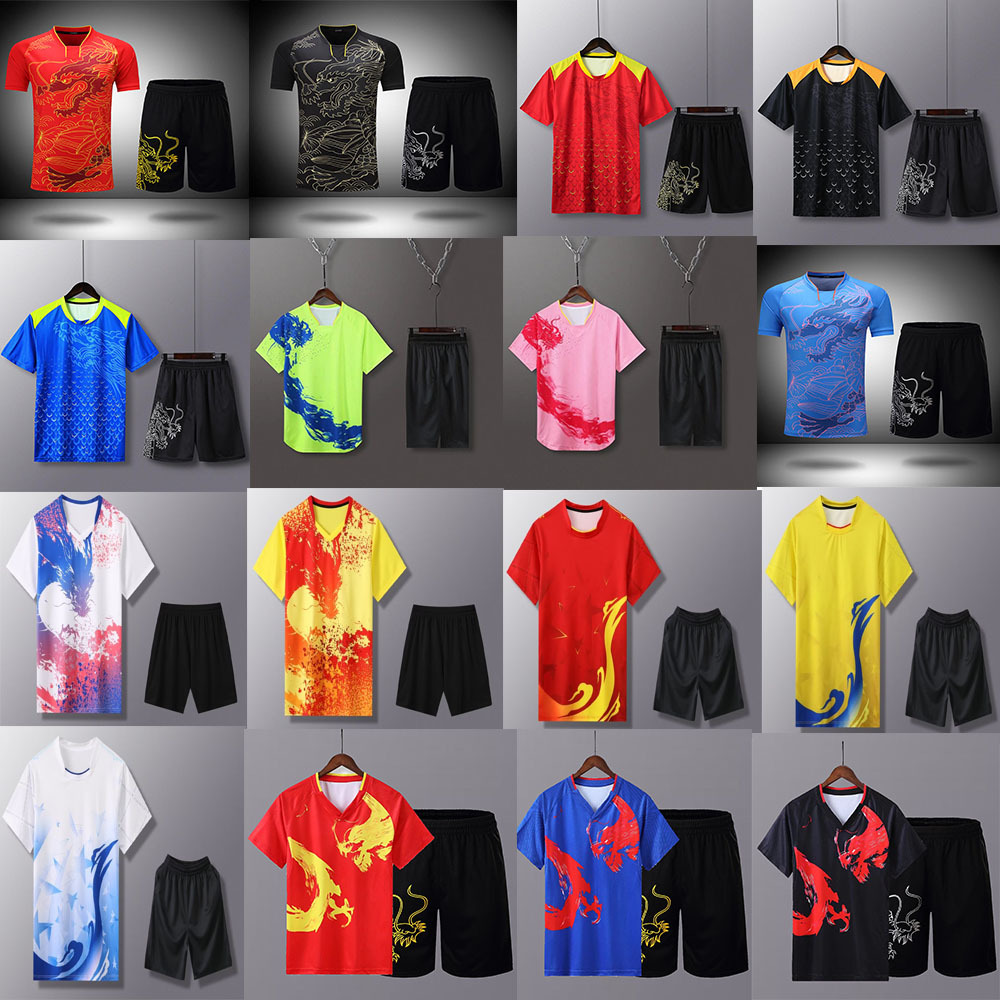High Quality Badminton Clothes suit Team Clothes Breathable Badminton Top Quick Dry Style Custom Sports suit Women