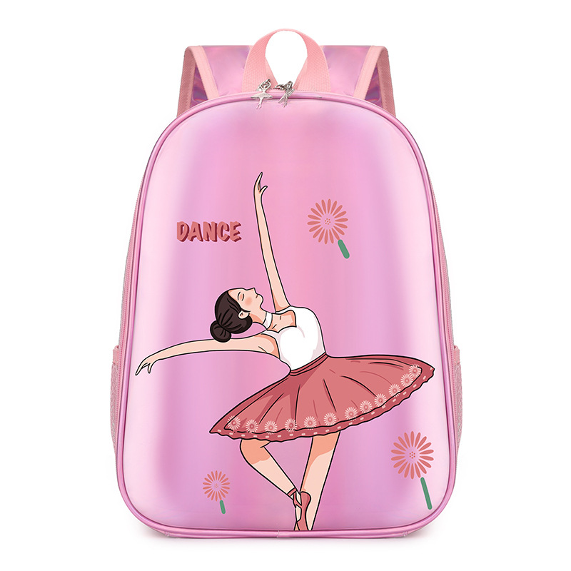 Bolso de baile para niñas de moda coreana Bolso de práctica para niños y niñas de gran capacidad con láser de aire occidental 2025 nueva mochila para niños