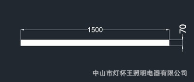 Lámpara led especial de empalme sin costuras para oficina, candelabro rectangular, sala de conferencias, edificio de oficinas, tira de luz de retorno