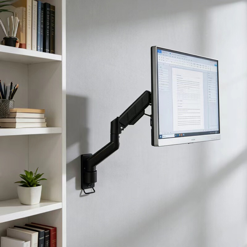 Wall-Mounted Computer Monitor Stand, Display Screen Cantilever Stand, Mechanical Arm, Rotating Lift, Desktop Support Base