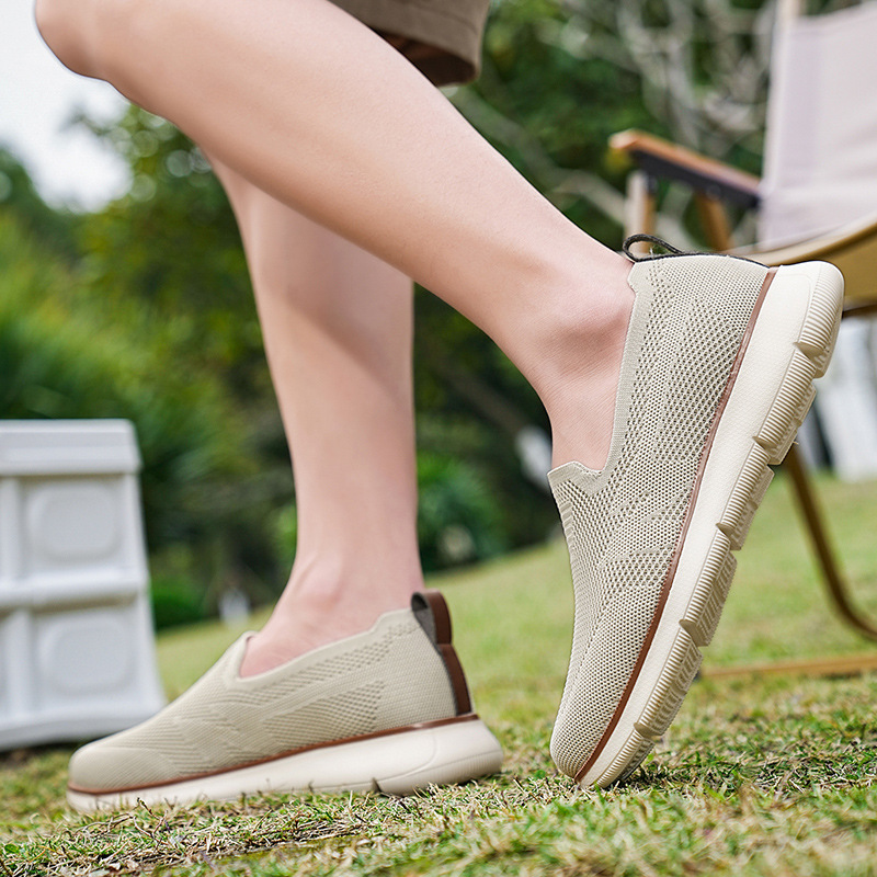 2024 calcetines zapatos de un pie zapatos de hombre zapatos de deporte transpirables zapatos de malla para hombre zapatos de carreras transfronterizos de gran tamaño
