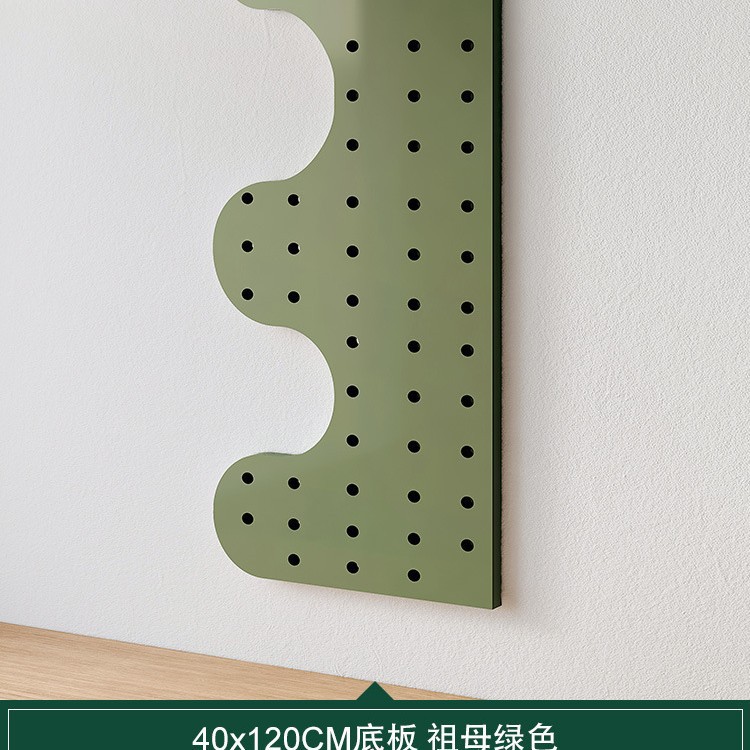 puerta de entrada madera sólida agujero de madera placa de agujero estante de pared de pared