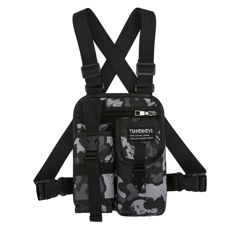 Bolso de pecho transfronterizo Bolso de hombro de ocio Bolso de hombro Hombres y mujeres Senderismo al aire libre Taza de agua Bolso de mensajero Bolso de teléfono móvil Bolso de hombro