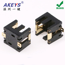 AG13贴片电池座 LR44/1154/SR44/3V纽扣电池盒双电池座耐温