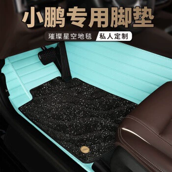 surrounded by starry sky carpet car – Ayaqaltılar (Kovriklər) - double-tiffany-blue-black-star-blanket