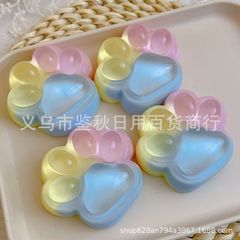 跨境爆款高颜值tpr软胶创意三色猫爪捏捏乐解压玩具发泄减压神器