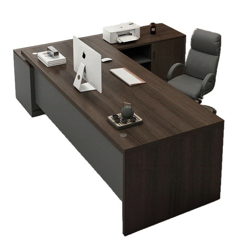 Mesa de computadora Mesa de jefe Mesa de liderazgo de oficina Mesa de trabajo Mesa de gerente de presidente Mesa de escritorio simple Mesa de oficina moderna