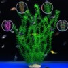 fish tank decorate Landscaping simulation Aquatic herb Plastic flowers False water Aquarium Artificial flower tycoon fish tank decorate