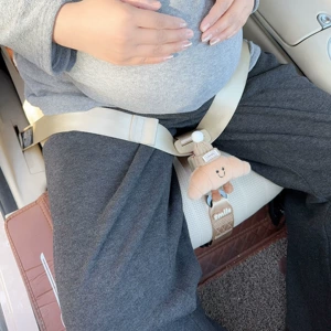Car 3C certified safety belt for pregnant women, anti-belly strangulation, in-car support for late pregnancy driving, co-pilot fixed anti-collision belly support belt