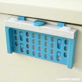 厨房橱柜门背式垃圾袋支架多功能塑料折叠挂式垃圾架垃圾桶支架