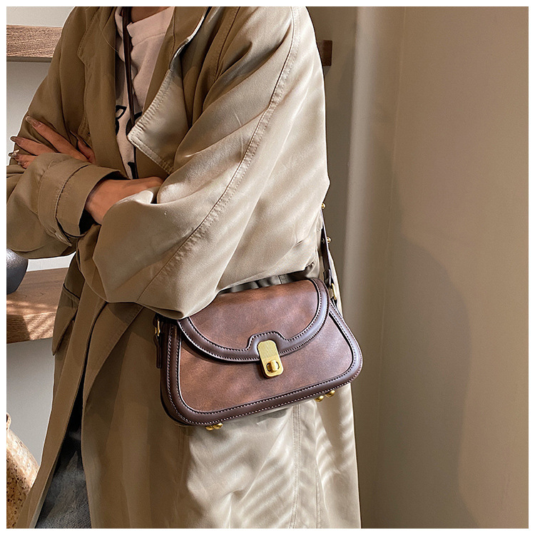 Women's Crossbody Bag Contrast Colour Small Square Shoulder Bag_voghion.com