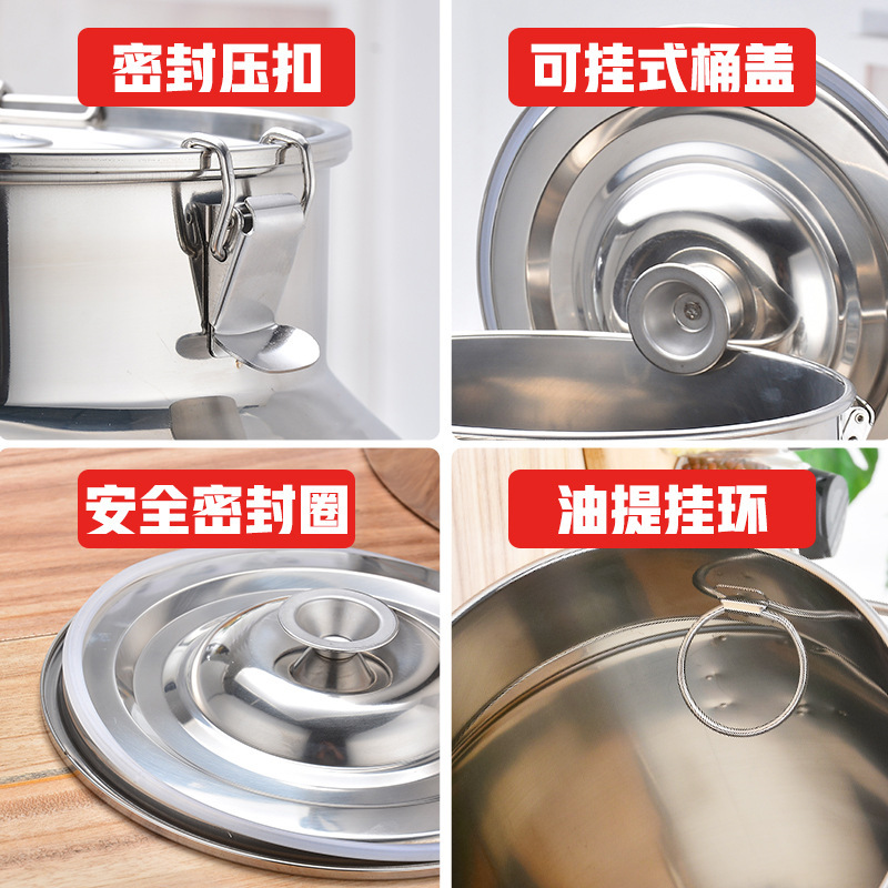 【送料無料】オイルバレル 304 ステンレス鋼 食品グレード 25kg オイルバレル ミルクティー輸送バレル ワインバレル 密閉タンク|undefined