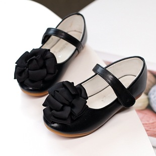 Ůͯ����Ьţ���СƤЬ���䳬�wƽ��3-8�qͯЬKids Flower Shoes