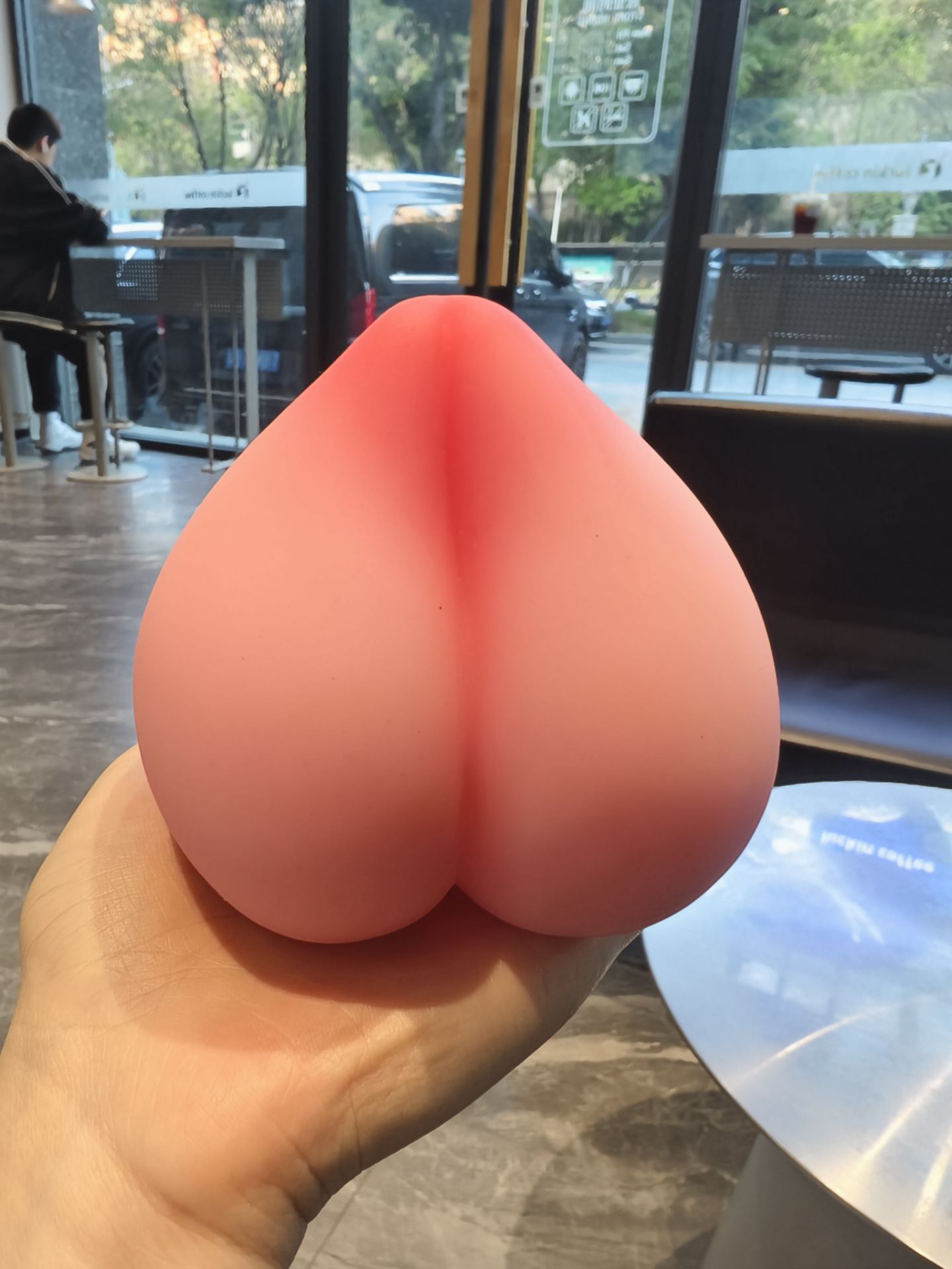 압축 풀기 유물 핀치 복숭아