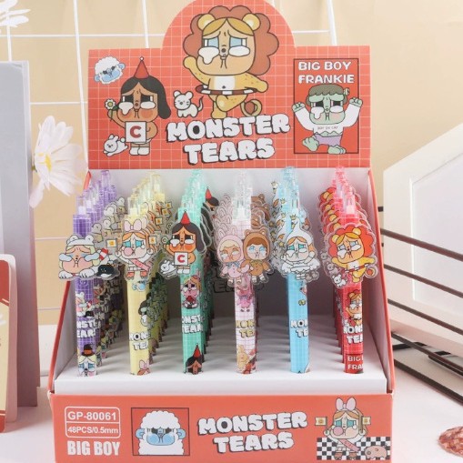 Caza de brujas cartón de dibujos animados K-POP bolígrafo neutro Lumi Zoey imagen de los estudiantes bolígrafo de escritura comercio exterior