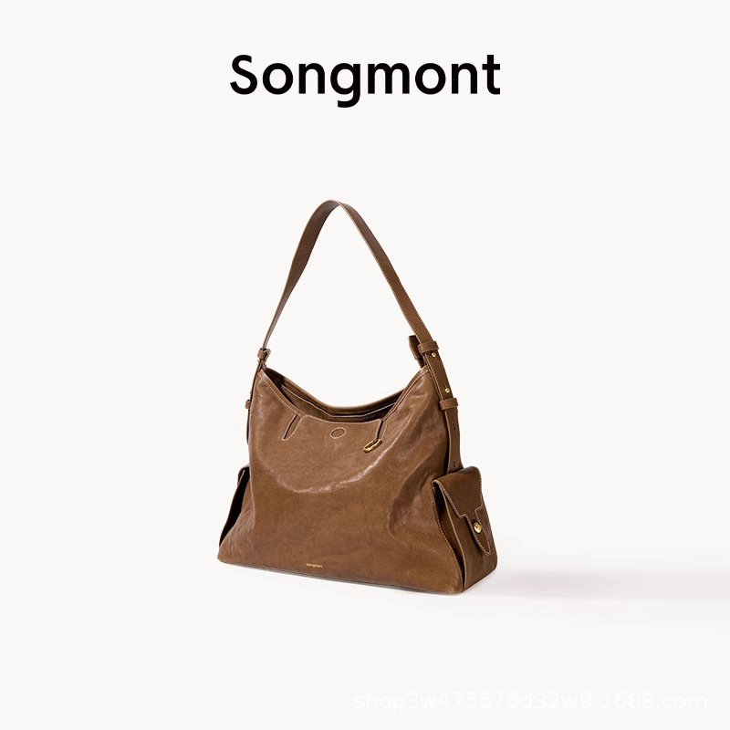 【ジャン・チーミンと同じスタイル】Songmont 山下裕松 トラベルホーボーバッグ 大容量 クロスボディ パソコンバッグ|undefined