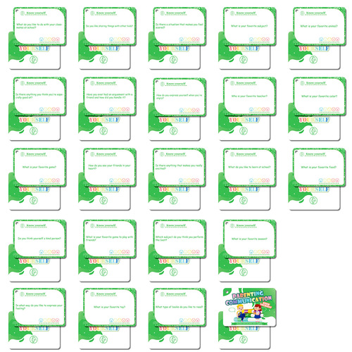 46 Early Flash Cards for Kids to Recognize Themselves, Educational Toys for Cross-Border Amazon, Parent-Child Interest Development and Educational Cards