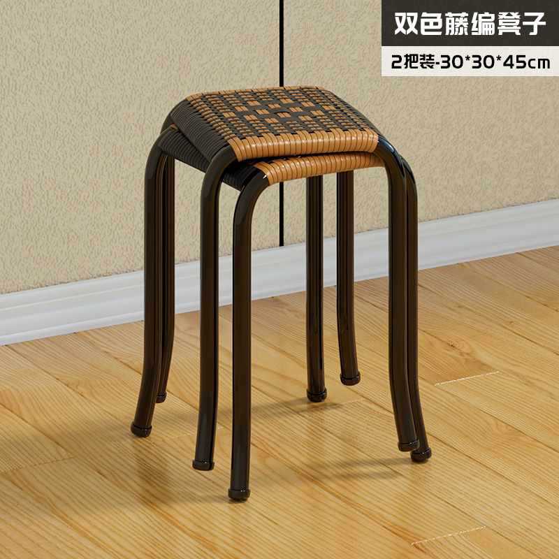 Sillas plegables de balcón casera sillas de caña de plástico respaldo sillas pequeñas sillas al aire libre solo mazza taburetes sillas de comedor