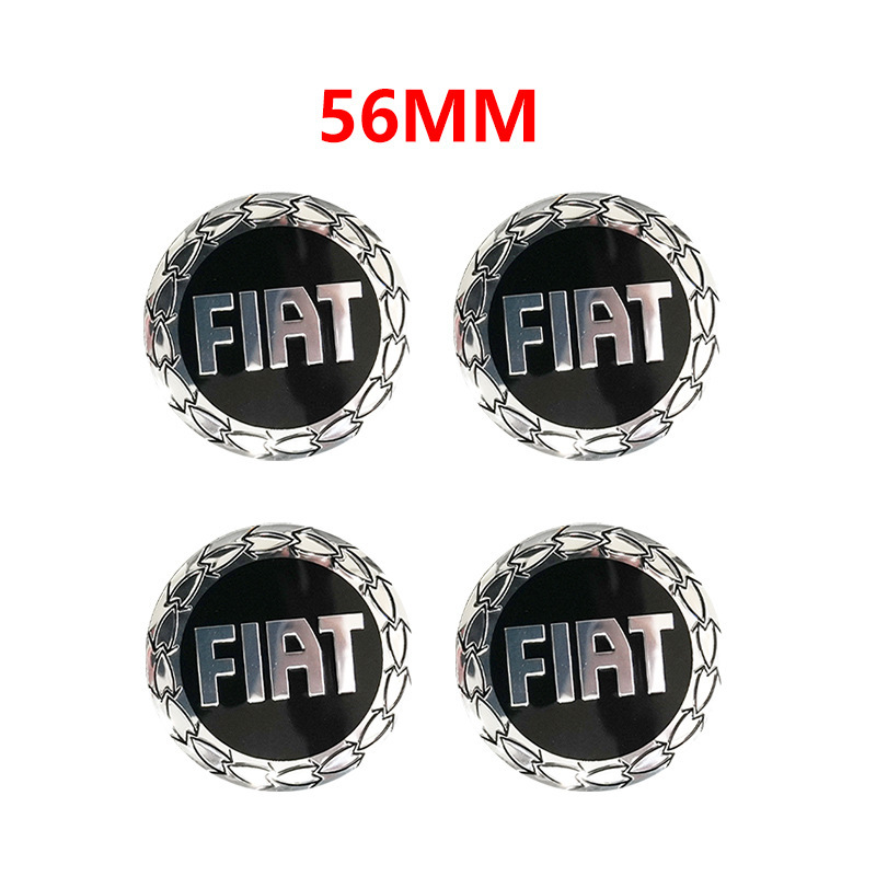 菲亚特FIAT500菲翔菲跃博悦 阿巴斯改装轮毂中心贴轮毂盖56MM贴标|undefined
