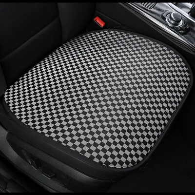 Seat cushion, seat cover — fashionable, no-tie mosaic series of