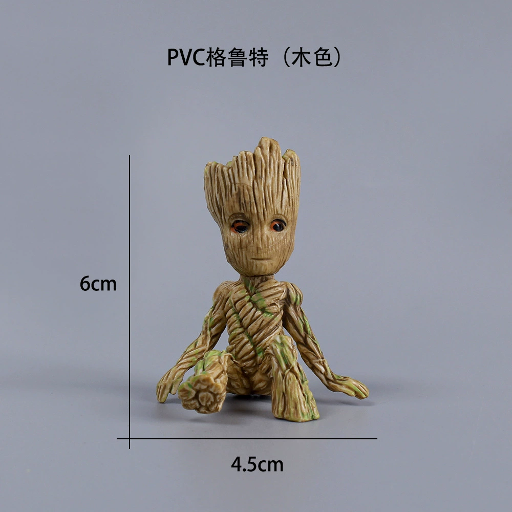 Креативный сидячий Gusty офисное растение в горшке, коробка с кровью, аниме кукла