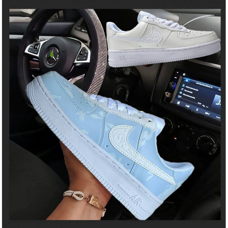 Кроссовки Nike Air Force 1, Air Jordan, белые, спортивная обувь для отдыха, универсальная дышащая обувь, прямые продажи с фабрики
