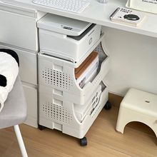 办公室打印机置物架落地小推车a4纸文件收纳架架子桌下可移动储物