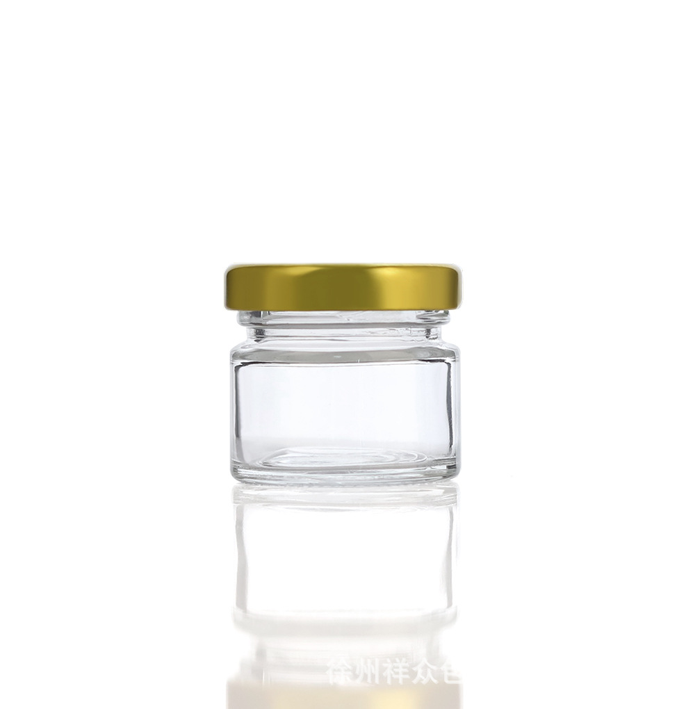 Fabricante suministro de stock de botellas de mermelada de miel pequeñas botellas de condimento botellas de gelatina botellas de vidrio selladas