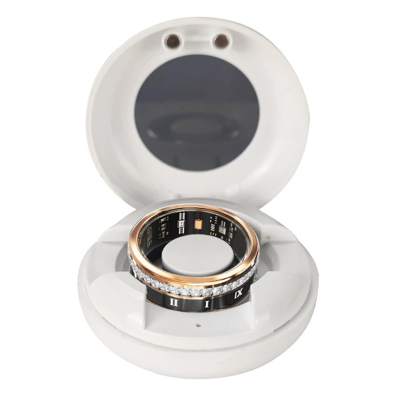 Fashionable universal smart ring, tracks heartbeat, monitors oxygen level